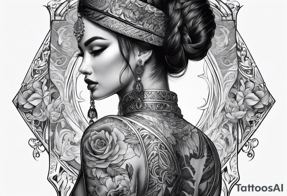 Full back tattoo covering the whole back tattoo idea