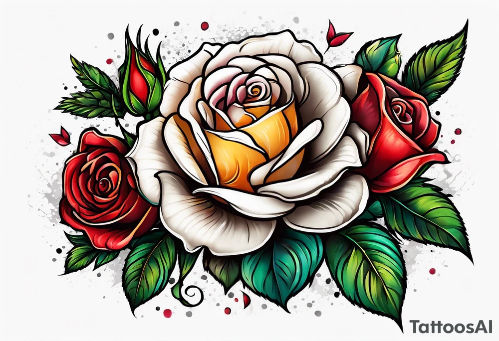 rose tattoo idea