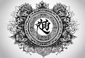 Vietnam calligraphy tattoo idea