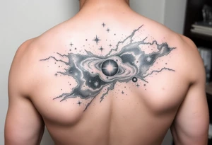The galaxy with constellations tattoo idea