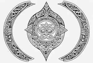 Maori back and neck tattoo tattoo idea