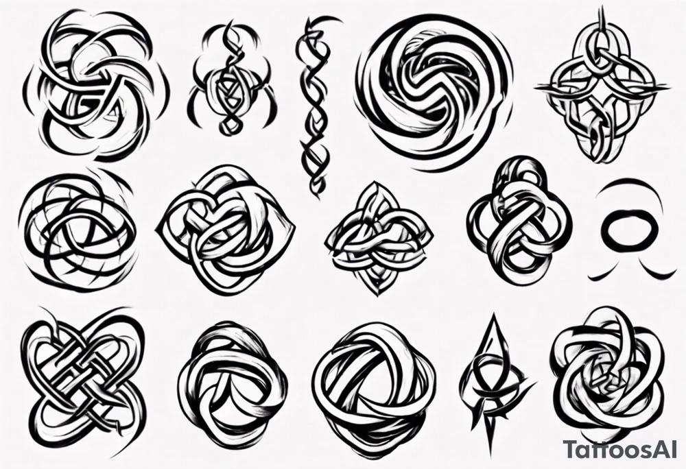 Prime knot 6,1 but very simple tattoo idea