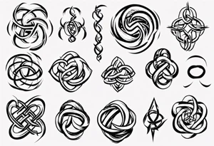 Prime knot 6,1 but very simple tattoo idea