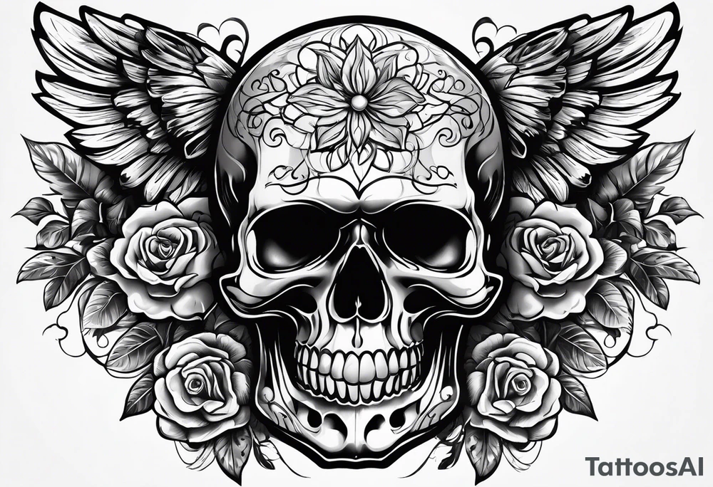 skull tattoo idea