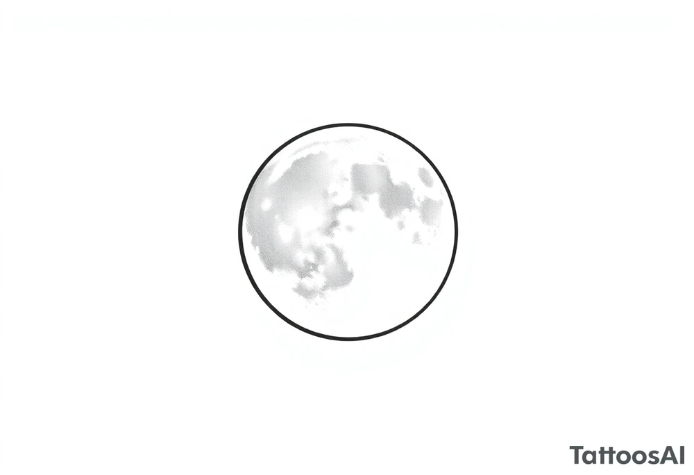 sacred moon tattoo idea