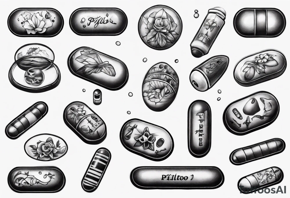 Pills tattoo idea