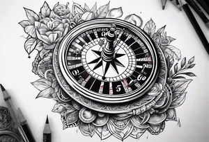 bet on me with gambling background tattoo idea