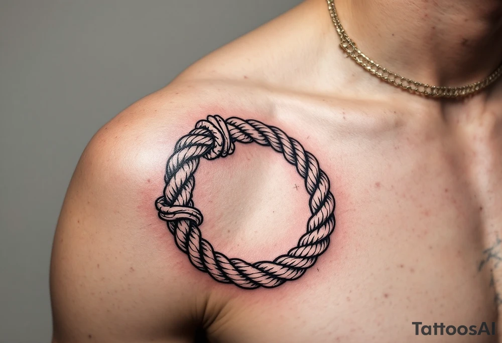 Hook in Rope tattoo idea