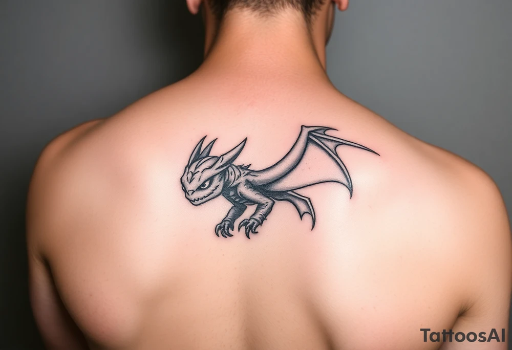 Toothless that is on forearm tattoo idea