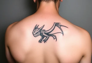 Toothless that is on forearm tattoo idea
