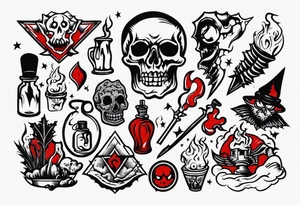 1940's horror tattoo idea