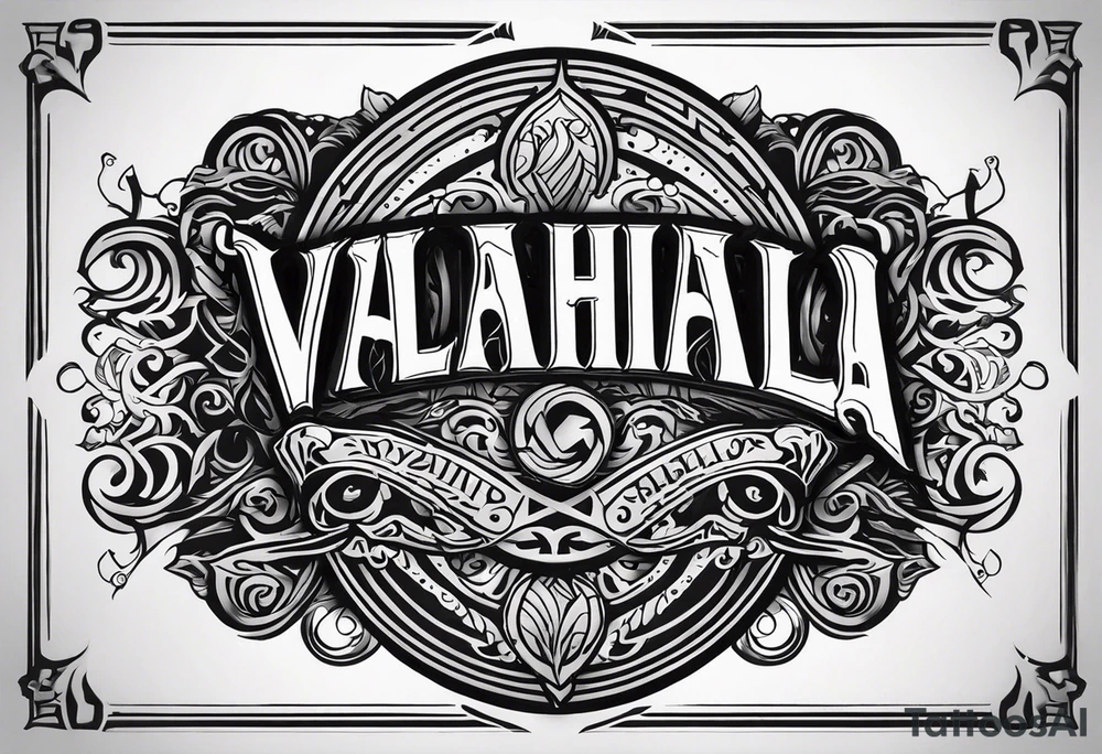 Valhalla tattoo idea