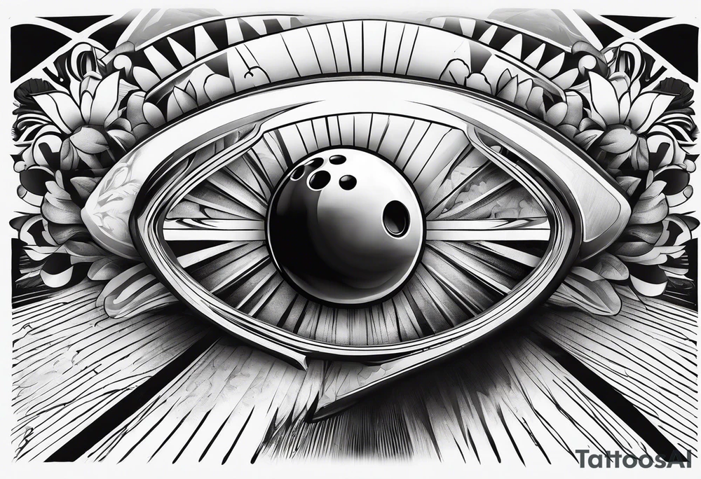 Bowling tattoo idea