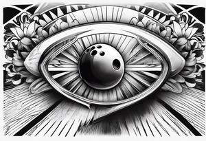 Bowling tattoo idea