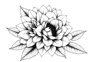 Chrysanthemum, White Rose, sunflower tattoo tattoo idea