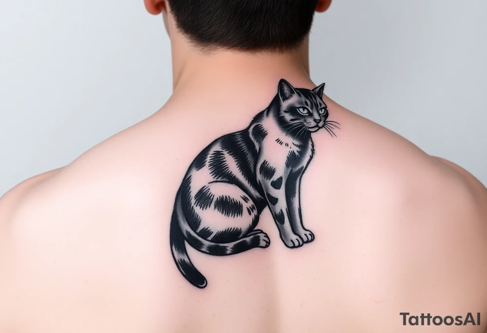 Black Cat tattoo idea