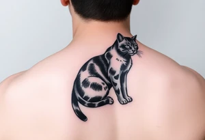 Black Cat tattoo idea