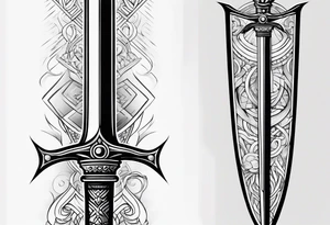 sword consistency tattoo idea