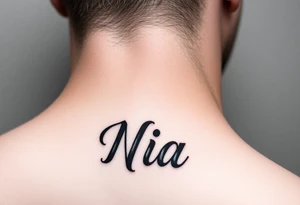 name Nia tattoo idea