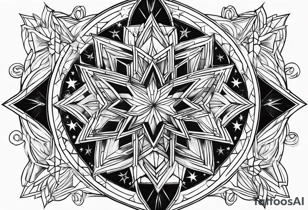 Stars tattoo idea