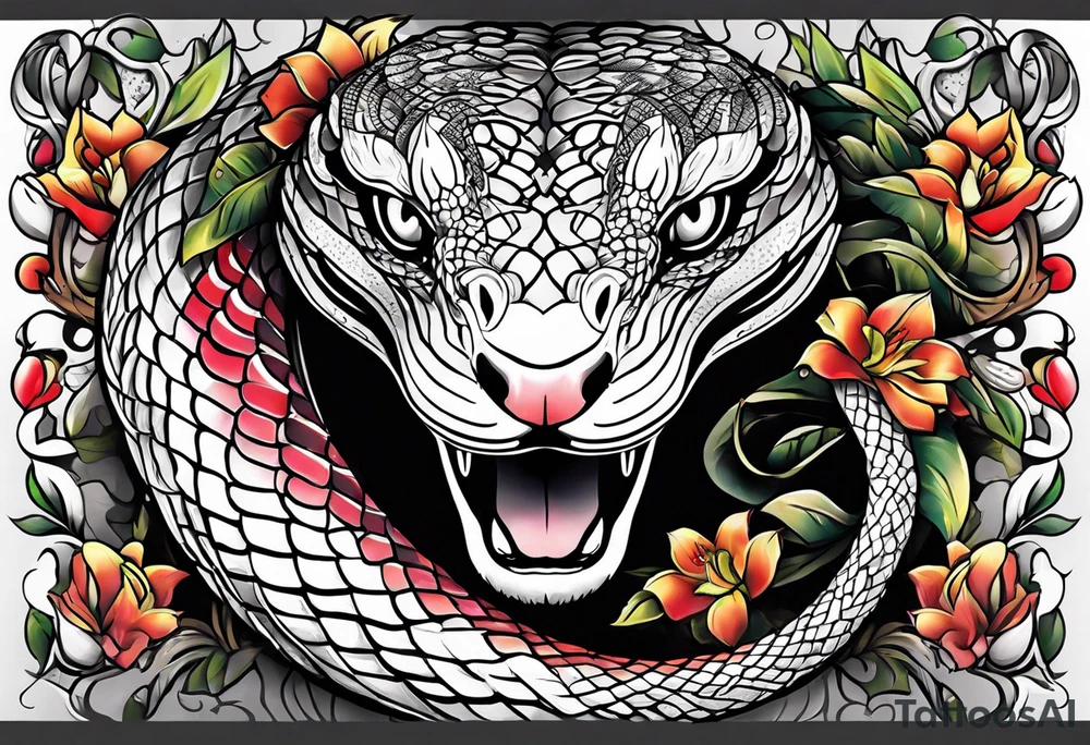 snake tattoo idea
