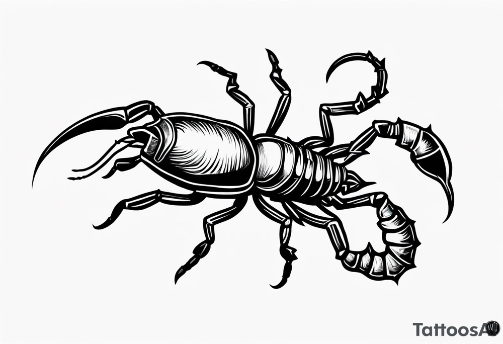 small Julia scorpion tattoo idea