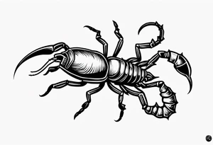 small Julia scorpion tattoo idea