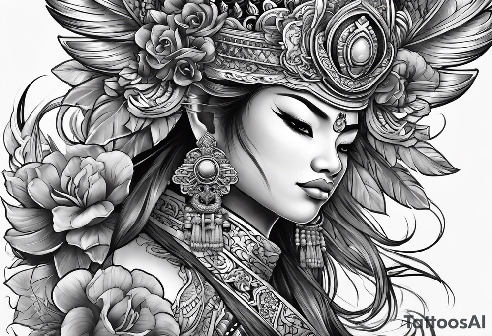 Balanise Barong tattoo idea