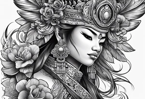 Balanise Barong tattoo idea