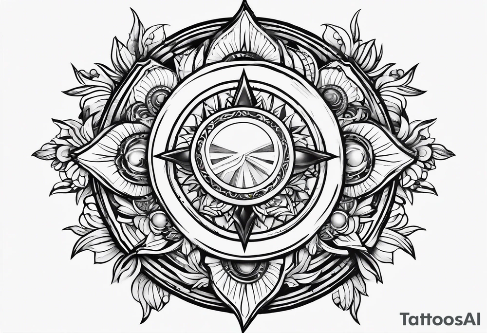 golden sun of may tattoo idea