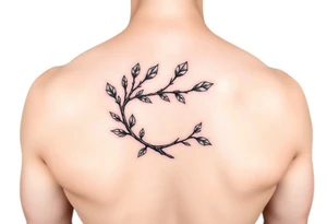 oak branch tattoo idea