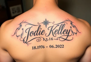 tattoo for my mother who passed away Jodie Kelley 4/18/1976-12/06/2022 tattoo idea