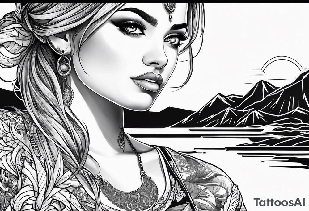 Cherelle, scorpio, lebanon tattoo idea