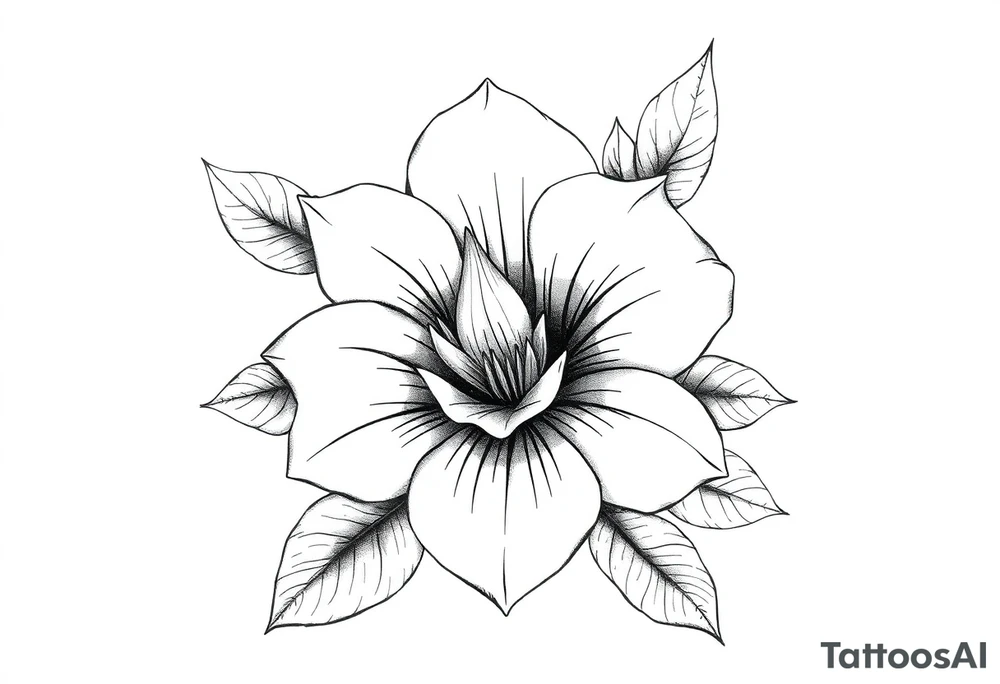 november birth flower tattoo idea