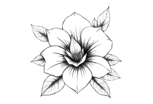 november birth flower tattoo idea