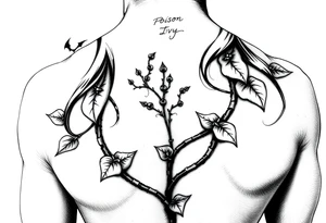 Poison ivy from batman comic style sketch tattoo tattoo idea