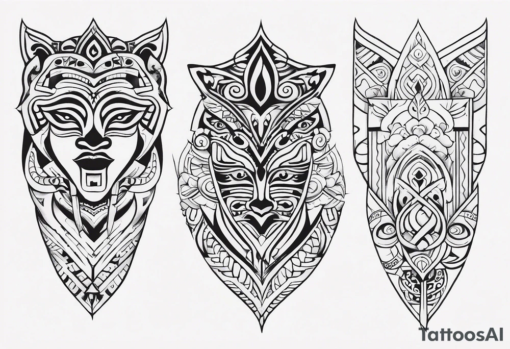 maori minimal neck  tattoo tattoo idea