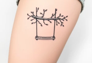 tree swing tattoo idea