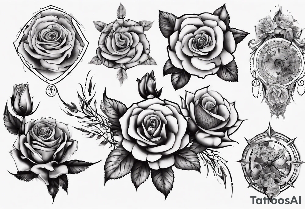 Rosa dos ventos viagem tattoo idea