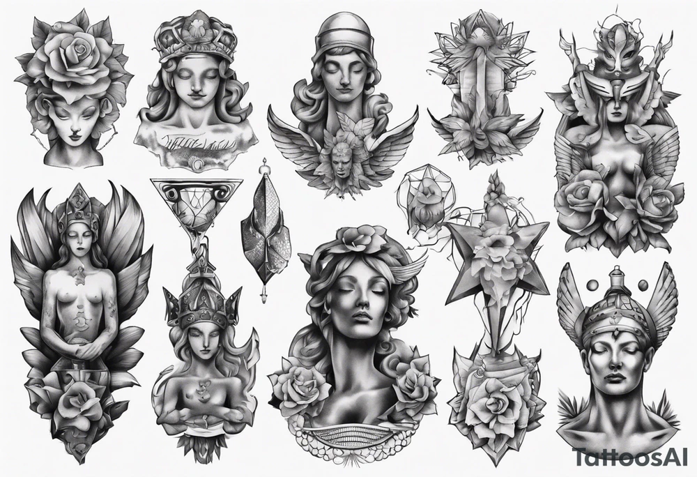Statue tattoo idea
