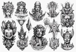 Statue tattoo idea
