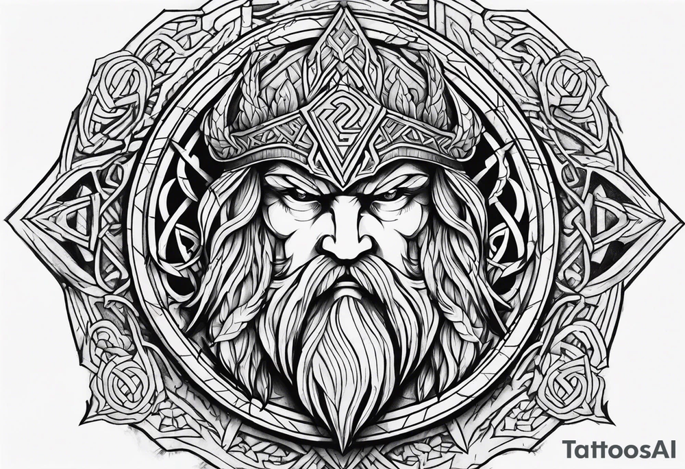 symbol for Odin of Rune tattoo idea