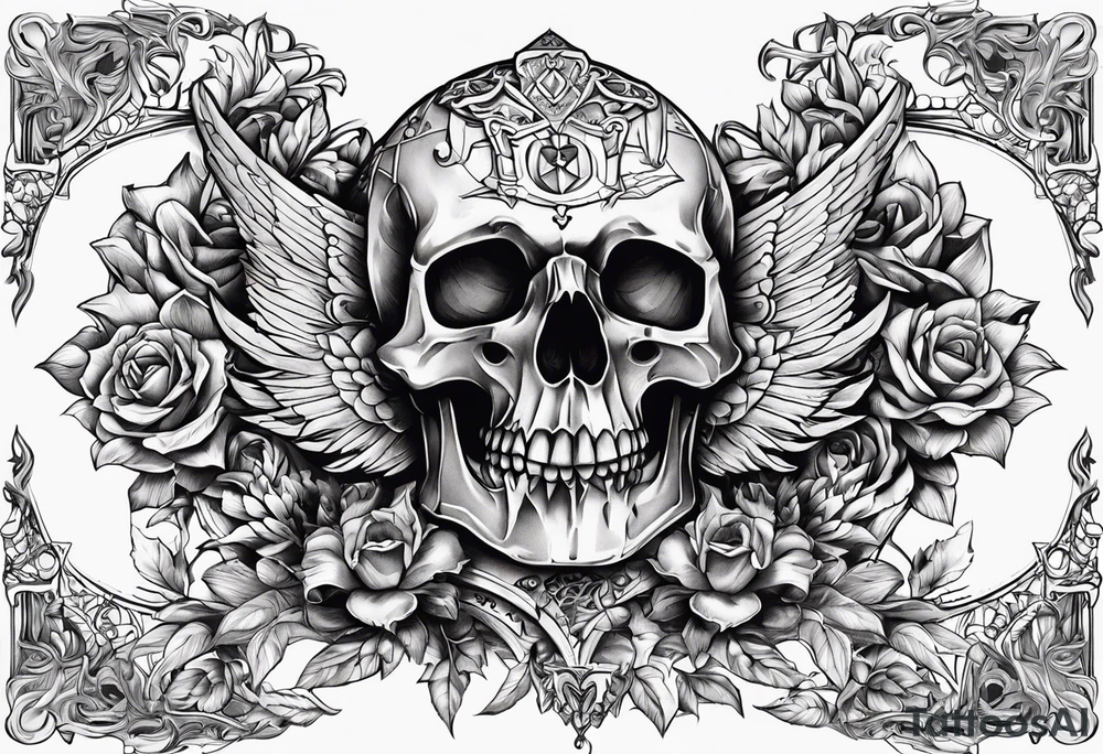 "Vectigal Vanitas est, utilitas Sanitas est, Nummus est Rex" tattoo idea
