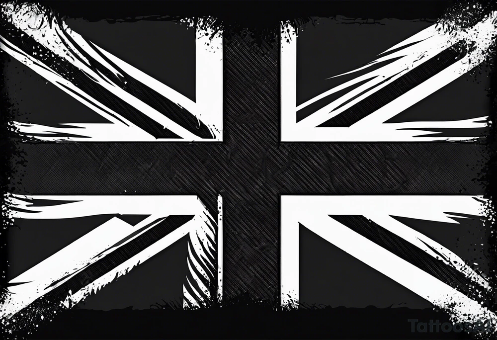 England flag skinner name tattoo idea