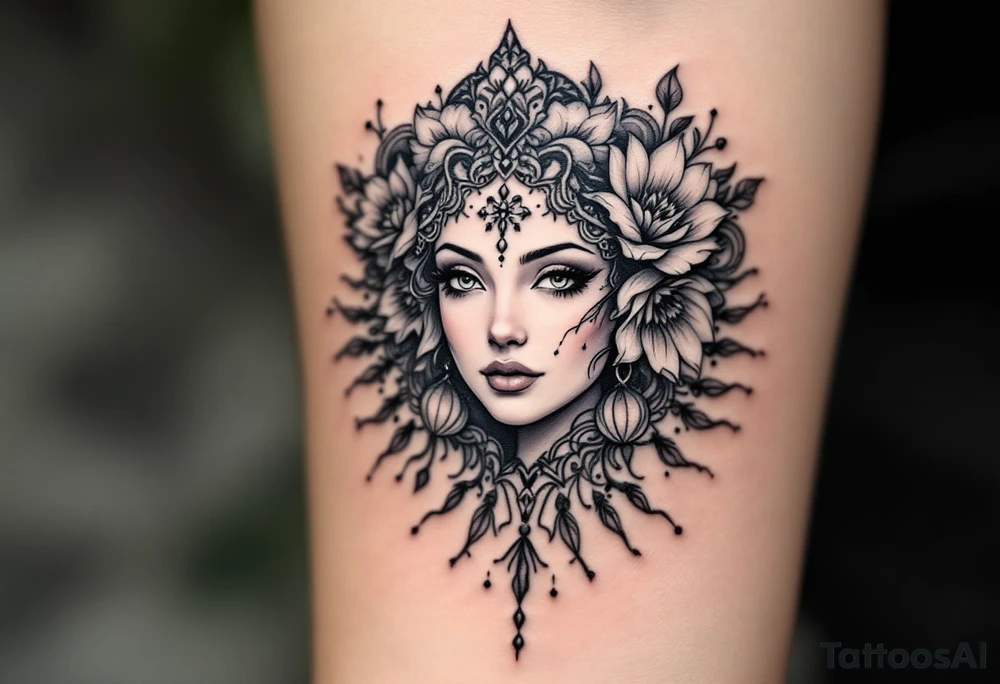 Goddess tattoo idea