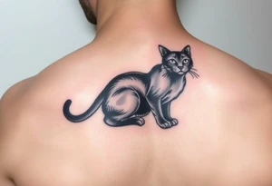 Black Cat tattoo idea