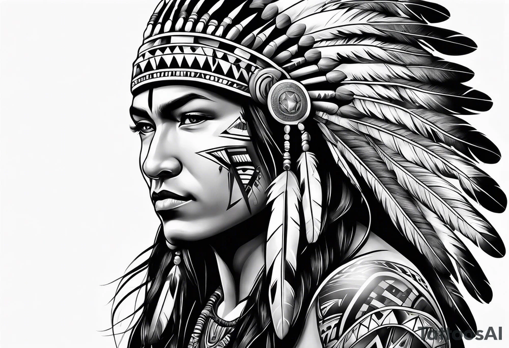 Native American Sleeve tattoo idea