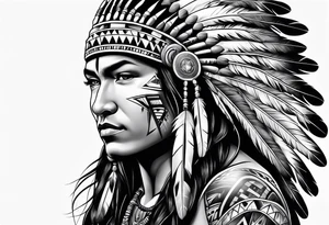 Native American Sleeve tattoo idea