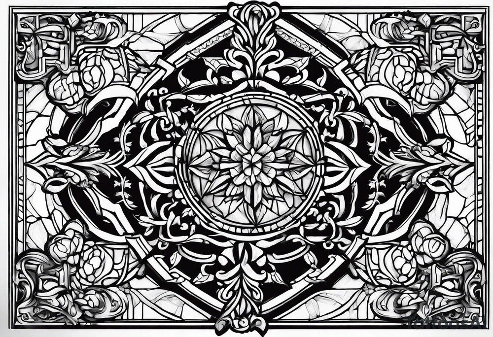 ancient window tattoo idea