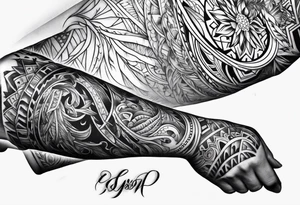 forearm gangsta tattoo idea